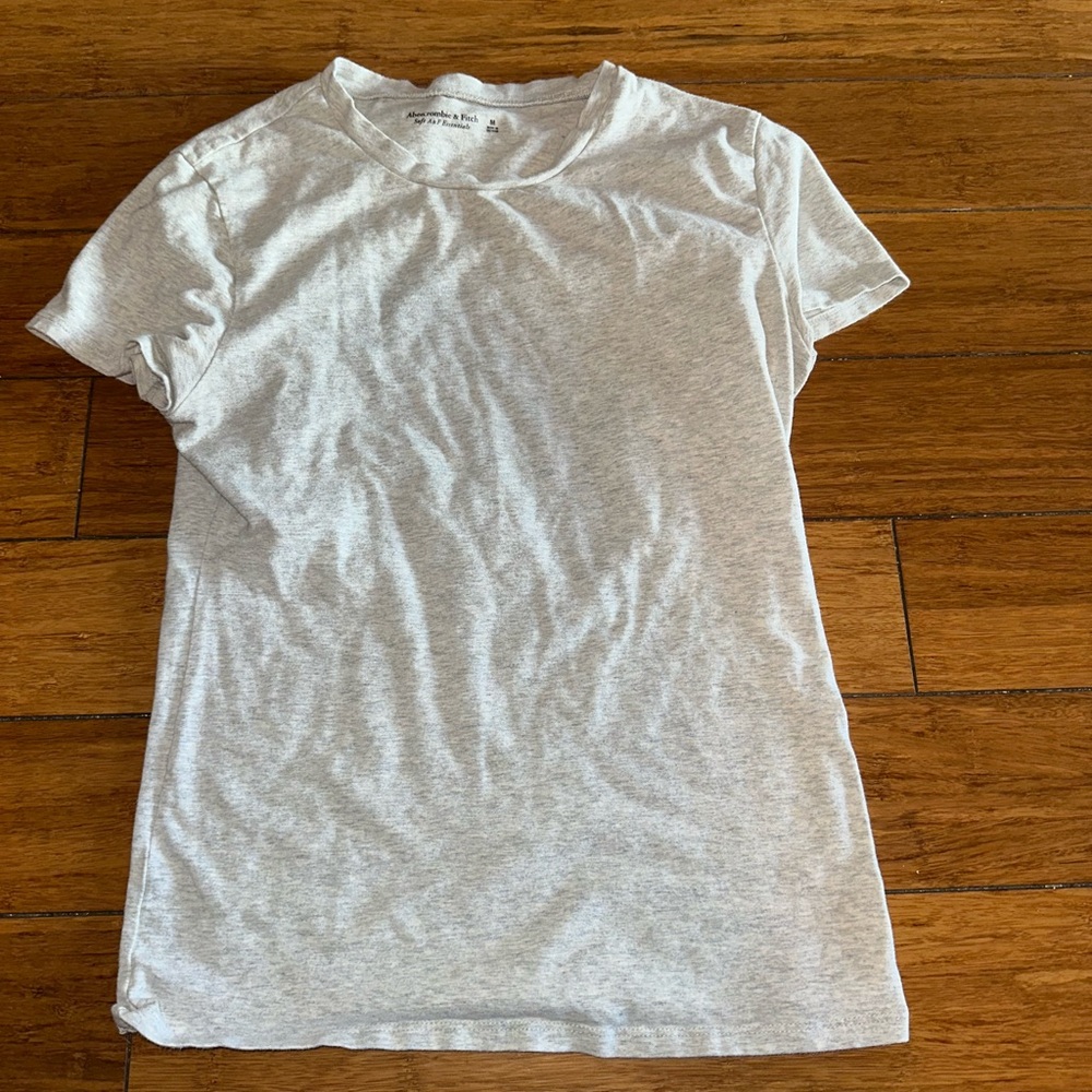 Abercrombie and fitch Essentials grey tee